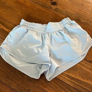 Lululemon hotty hot shorts blue